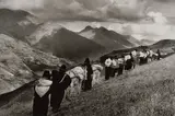 Sebastião Salgado, Women Going to Market, Chimborazo Province, Ecuador, 1998, Gelatin silver print