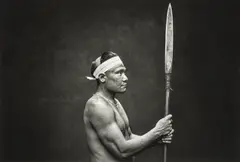 Korubo, Amazonas, Brazil by Sebastião Salgado, 2017, Gelatin silver print, sold Apr 2026