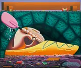 Eleanor Swordy, I Know What You Did Last Summer, 2021, oil on canvas