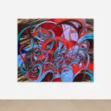 Yuan Fang, Expanse (Blossoming), 2022, acrylic on canvas