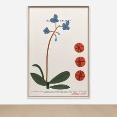 Jonas Wood, GG HK NPP #3, 2017, screenprint, oil and acrylic on canvas