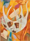 Dana Schutz, Falling Cat, 2011, oil on canvas