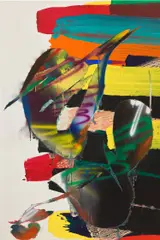 Katharina Grosse, o. T., 2012, acrylic on canvas