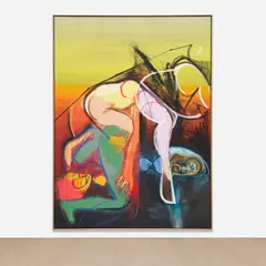Daniel Richter, Algier, Morgens, 2017, oil on canvas