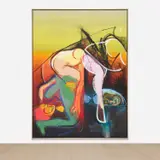 Daniel Richter, Algier, Morgens, 2017, oil on canvas