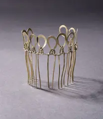 Hair Comb by Alexander Calder, 1940, brass wire, offered Feb 2025