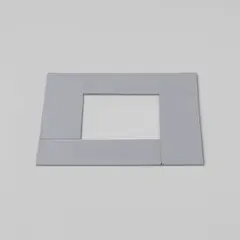 Carl Andre, 4 Unit Tool Steel Hollow Square, 2014, tool steel, in 4 parts