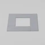 Carl Andre, 4 Unit Tool Steel Hollow Square, 2014, tool steel, in 4 parts