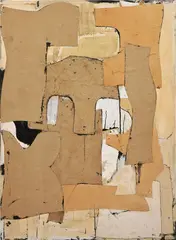 Conrad Marca-Relli, Sierra Madre, 1961, oil and mixed media collage on canvas