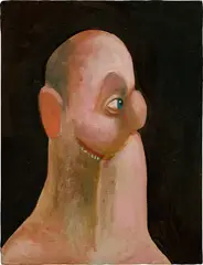 The Trashman by George Condo, 2008, oil on canvas, sold Feb 2025