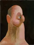 George Condo, The Trashman, 2008, oil on canvas