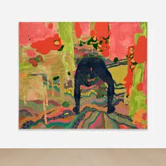 Ass-Soul by Doron Langberg, 2011, acrylic on canvas, sold Feb 2025