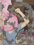 Latifa Echakhch, Night Time (As Seen by Sim Ouch), 2022, acrylic and concrete on canvas