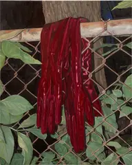 Noelia Towers, Hang To Dry, 2022, oil on canvas
