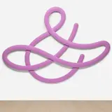 Josh Sperling, One Fell Swoop B, 2020, acrylic on shaped canvas