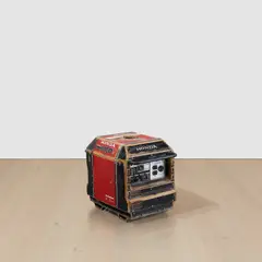 Tom Sachs, Generator, 2013, synthetic polymer paint and steel on plywood