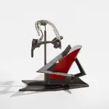 Mark di Suvero, From Antarctica, 2008, steel and stainless steel, in 2 parts