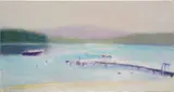 Wolf Kahn, Untitled, oil on canvas