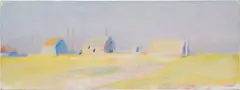 Untitled by Wolf Kahn, oil on canvas, offered Feb 2025