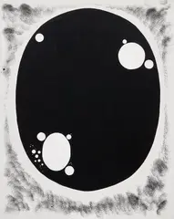 Mike Kelley, Limpid Pool, 1987, acrylic on canvas, mounted to wood