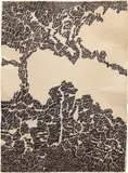 Bruce Conner, Untitled April 2, 1968, ink on paper