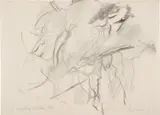 Willem de Kooning, Untitled, charcoal on paper