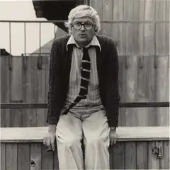 David Hockney by Robert Mapplethorpe, 1976, gelatin silver print, sold Feb 2025
