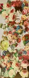 Jim Lambie, Jumpin' Jack, 2014, printed paper and painted flowers on canvas