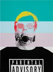 Rob Pruitt, Exquisite Self Portrait: Title TBC, 2015, silkscreen on canvas