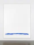 David Ostrowski, F (Landscape), 2013, acrylic and lacquer on canvas, in artist's frame