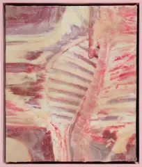 Shahryar Nashat, Boyfriend_04.JPEG, 2022, acrylic gel and ink on paper on plywood, in artist's frame