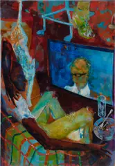 Georgia Gardner Gray, Feierabend, 2018, oil and acrylic on canvas