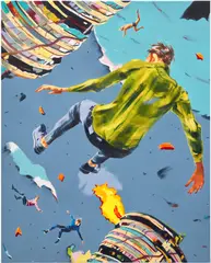 Norbert Bisky, Wee Vertigo, 2017, oil on canvas