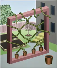 Emily Ludwig Shaffer, Just Before Spring, 2021, acrylic on canvas