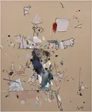 Secundino Hernández, Untitled #19, 2011, gouache and oil on canvas