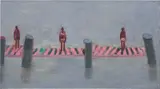 Katherine Bradford, Long Pink Pier