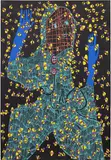 Summer Wheat, Night Keeper 2, 2019, acrylic on aluminum mesh