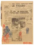 Heads and Busts by Alberto Giacometti, 1962, pen on newspaper, sold Jun 2025
