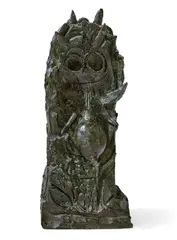 Wifredo Lam, Veve Vivant, 1977, bronze with patina