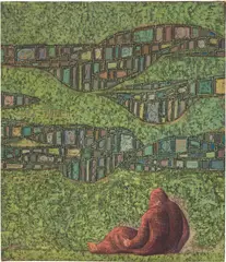 Domenico Gnoli, Giochi I (Games I), 1956, tempera on canvas