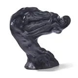 Boleslaw Biegas, Zranione życie (Wounded Life), 1907, bronze with black patina