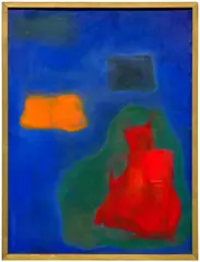 Esteban Vicente, Untitled, 1972, oil on canvas