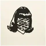 Tomoo Gokita, Mask, 2010, acrylic enamel and spray paint on canvas