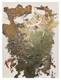 Dan Rees, Gravel Master, 2013, oil and pebble dash on canvas