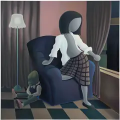 Jordi Ribes, The Daughter, 2013, oil on canvas