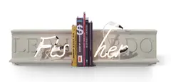 Tavares Strachan, Fisher (from Hidden Histories), 2018, neon, transformers, limestone, books and vinyl