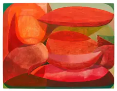 Sebastian Black, Untitled (Poppy Red), 2013, oil on linen