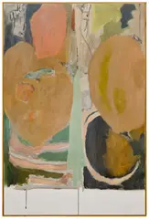 Ted Gahl, Standing on the Moon (Shela Palette), 2019, acrylic and color pencil on canvas, in artist's frame