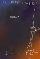 El Espectro by Jeff Elrod, 2011, acrylic on canvas, sold Jun 2025