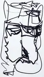 Aaron Garber-Maikovska, Sprouts, 2013, ink on fluted poly board mounted on aluminum